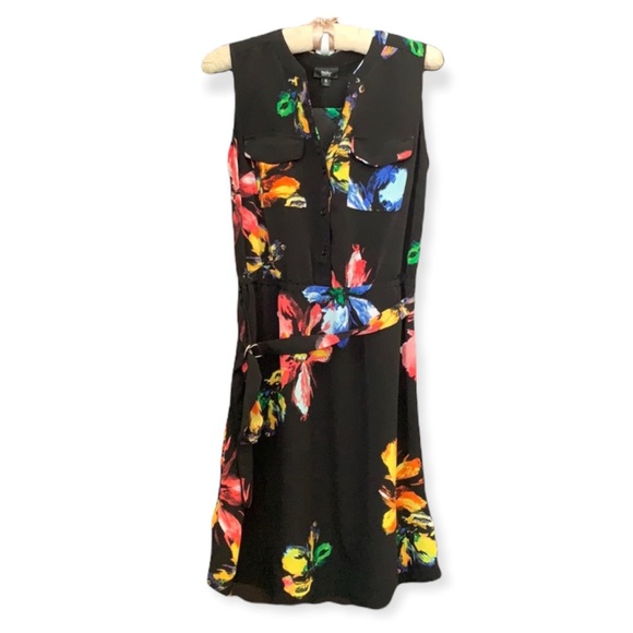 Mossimo Supply Co. Dresses & Skirts - Mossimo Black Floral Sleeveless Dress